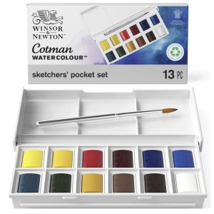 CAJA ACUARELA SKETCHERS WINSOR & NEWTON X13