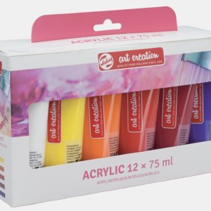 SET ACRÍLICOS 12 COLORES ART CREATION 75ML