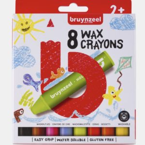 CAJA 8 CERAS DE COLORES CRAYONS PARA NIÑOS
