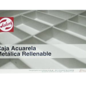 CAJA DE ACUARELA METÁLICA 16 POCILLOS